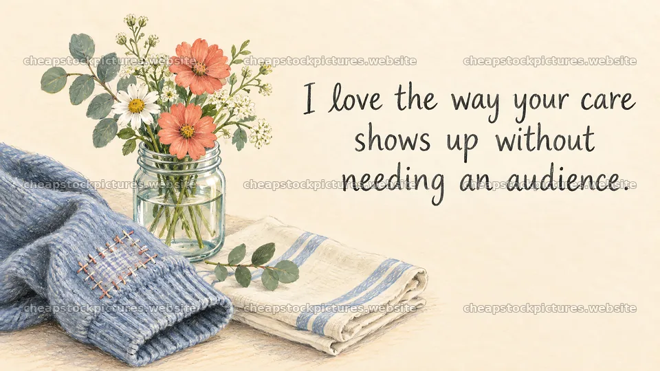 I Love the Way Your Care Shows Up – stock pictures 10324x5812