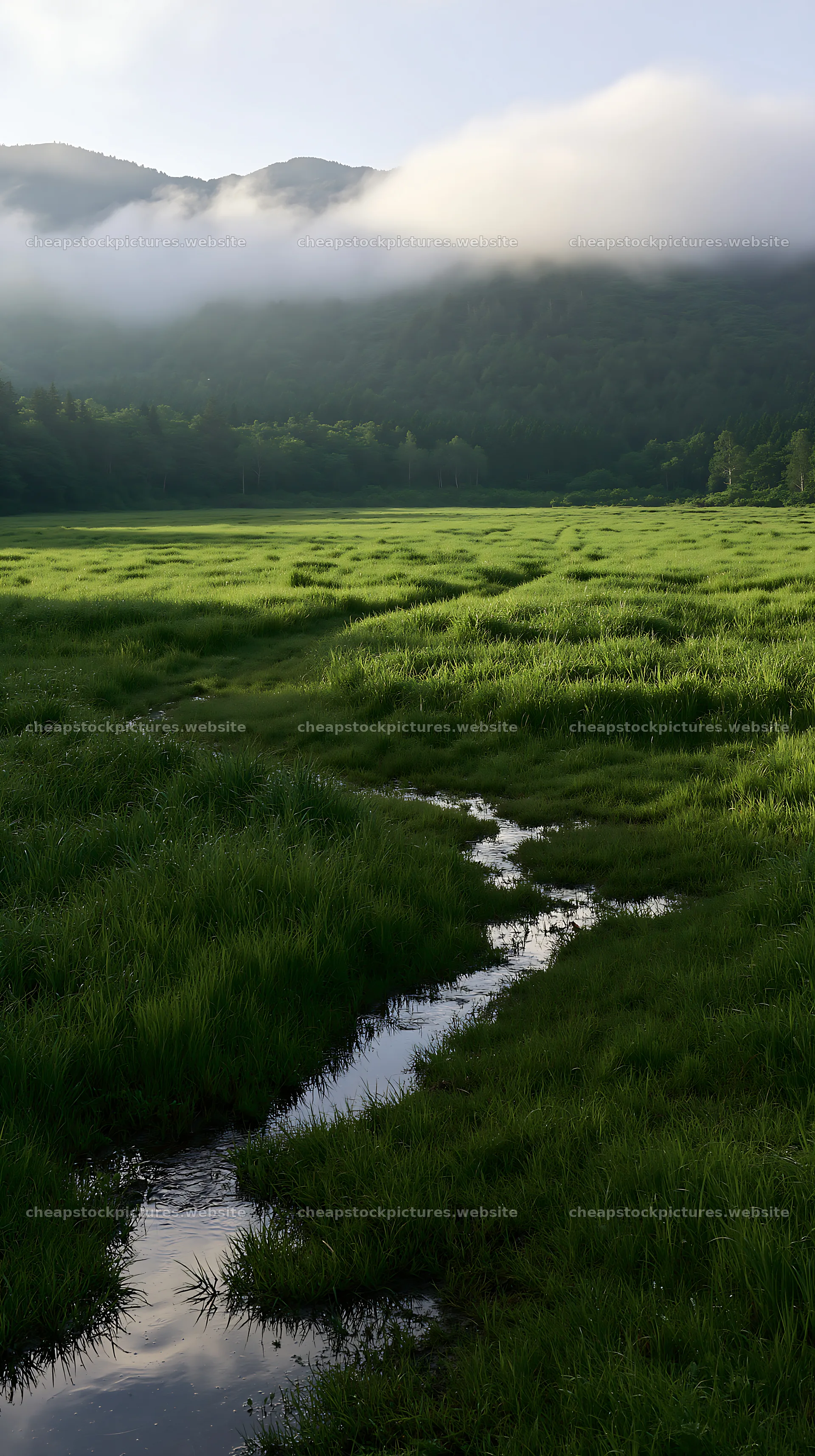 Shizuoka seasonal meadow after heavy rain – stock pictures 5938x10608