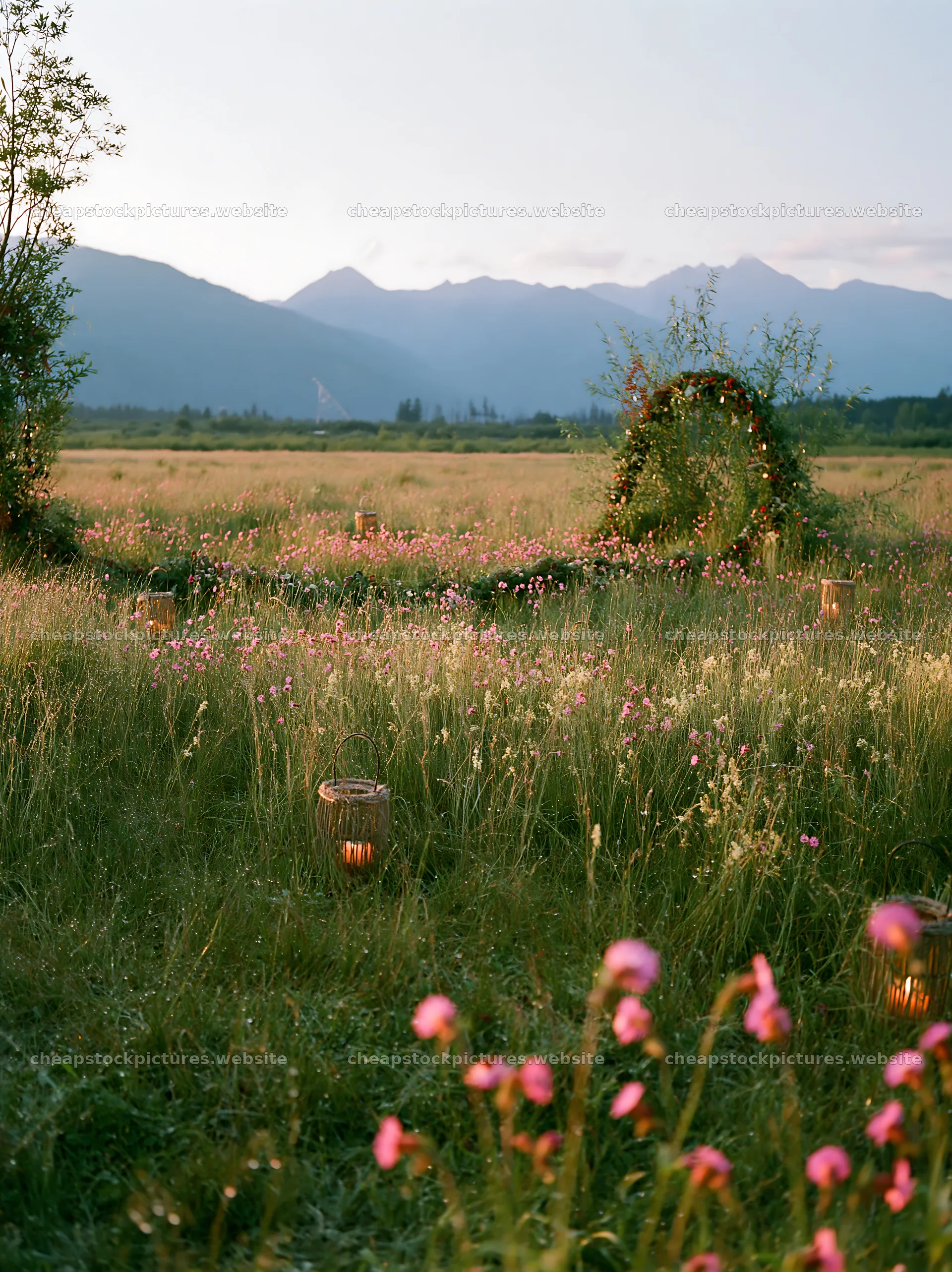 Vast Christmas meadow wreath in Tatra Mountains area – stock pictures 6866x9174